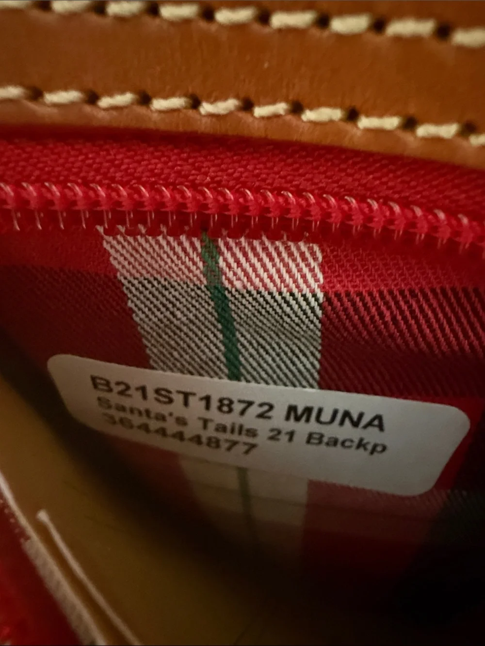 Disney Dooney & Bourke Santa tails backpack